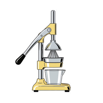 Manual Citrus Juicer with Metal Cup