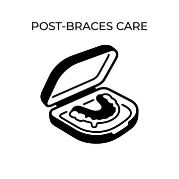 Orthodontic Retainer in Case Essential Dental Appliance for PostBraces Treatment.
