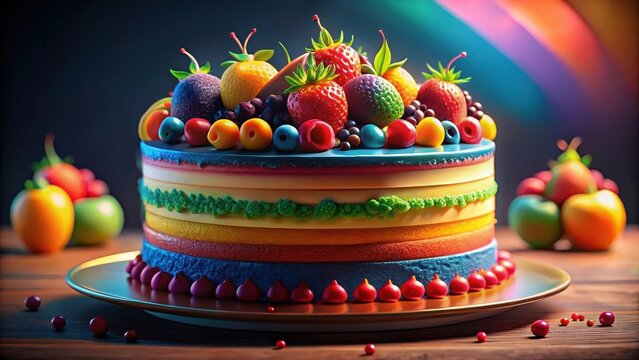 Pictograma tarta con varios colores