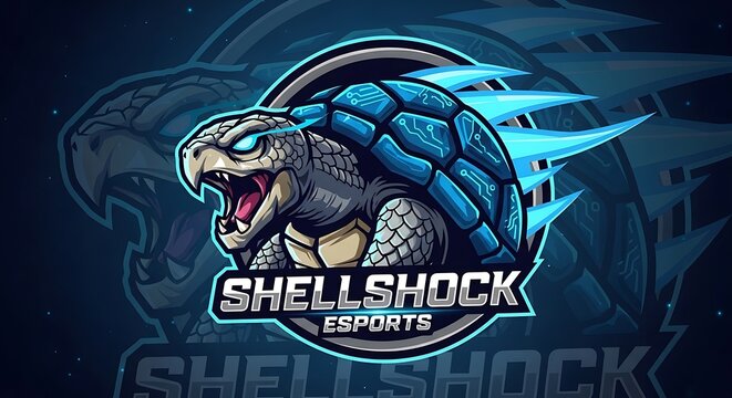 Shellshock Esports Gaming Team Logo Design.