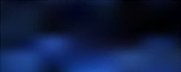 Obraz premium Navy night sky gradient vector background. Dark blue wave graphic wallpaper