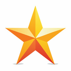 Fototapeta premium Golden Star Icon