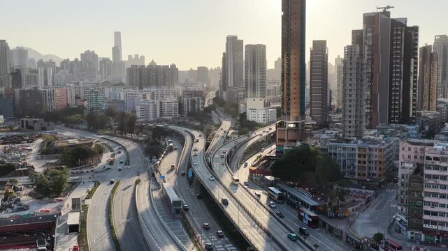 Prince Edward Road East Channels Traffic Through Kowloon Feb 15 2026