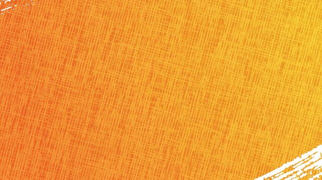 Vibrant Orange Textured Washi Paper Background with White Brushstrokes