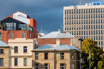 Fototapeta premium Old Colonial Georgian Architecture in Hobart - Tasmania