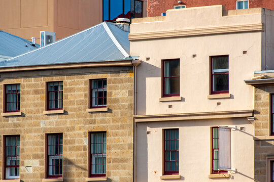 Old Colonial Georgian Architecture in Hobart - Tasmania