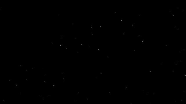 White snow overlay layer on black background, Rendered animation of snowing. Falling snowflakes, snow background.
Loop White snow flake falling on black background, Winter snow overlay.