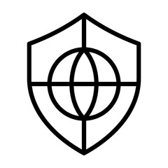 Dns Icon - Black Outline © anilofex