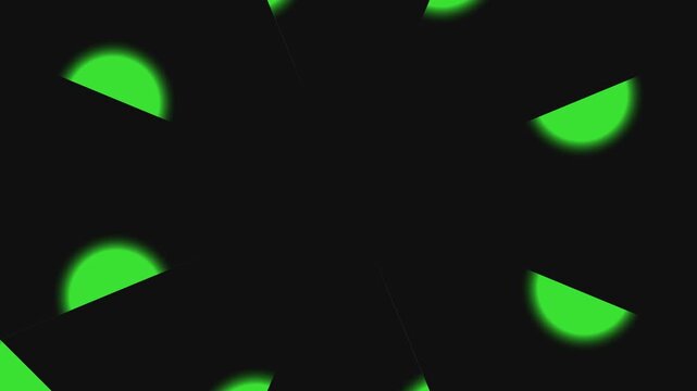 Abstract Black Green Neon Blob Dark Motion Background, Quad Accelerating 2K Seamless Loop Video for Creative Art v20260504205522