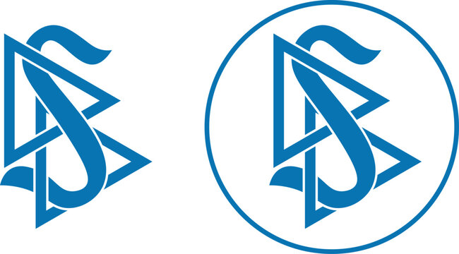 Scientology symbol logo isolated vector illustration.
