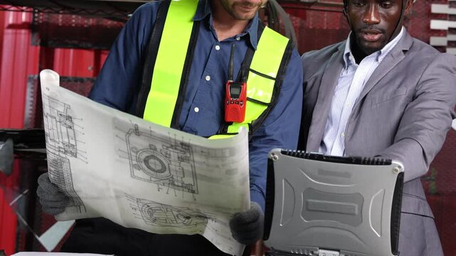 Construction planning meeting industrial site team collaboration indoor workspace professional perspective