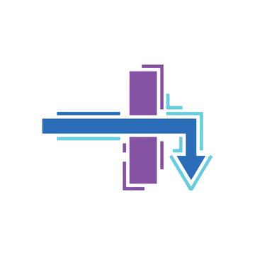 Process bottleneck concept, flow meets constraint, throughput improvement session, operations workshop, lean thinking, productivity mapping, problem solving graphic, vector illustration