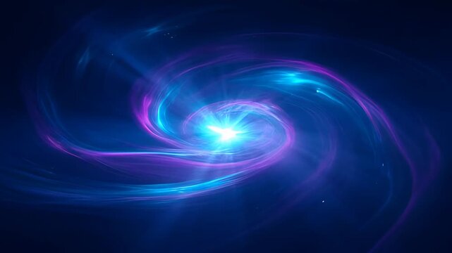 Abstract colourful vibrant flowing wave cosmic spiral glow abstract wave colourful vibrant flowing swirl background with bright light and dynamic motion blue and purple tones abstract wave colourful