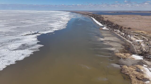Delta Beach, Manitoba In Spring