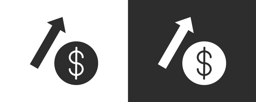 Operating Leverage Icon Set Vector Collection Isolated In Black And White