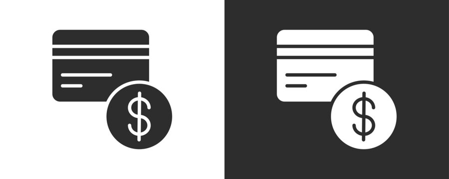 Payment Icon Set Vector Collection Isolated In Black And White