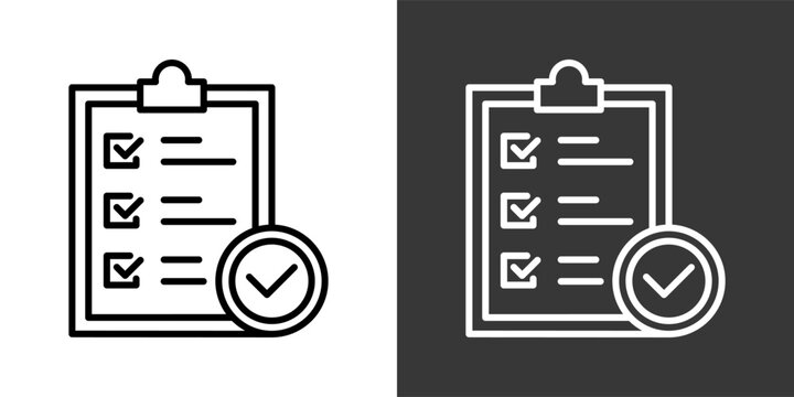 Standard Black And White Icon Set Collection Pack Vector Illustration