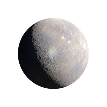 A large black and white sphere with a rough, textured surface isolated on transparent background