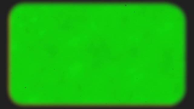 Super 8 mm Film Overlay, Noise Dirt Vintage. 8mm Film Frame and Texture. Nostalgic Video Effect. old cinematic film grain transitions, loop overlay on green background