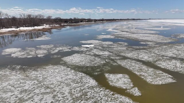 Delta Beach, Manitoba In Spring