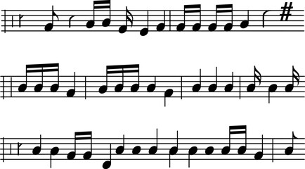 Music staff notation set with flowing notes symbols black sheet melody lines vector collection for composition audio design © MdMotahar
