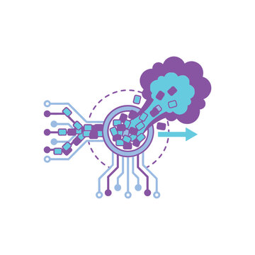 Dependency mapping icon, linear path with nodes, risk register session, stakeholder impact review, agile planning workshop, clarity model, vector illustration