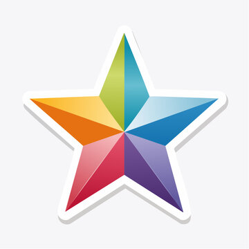 Colorful Star Icon