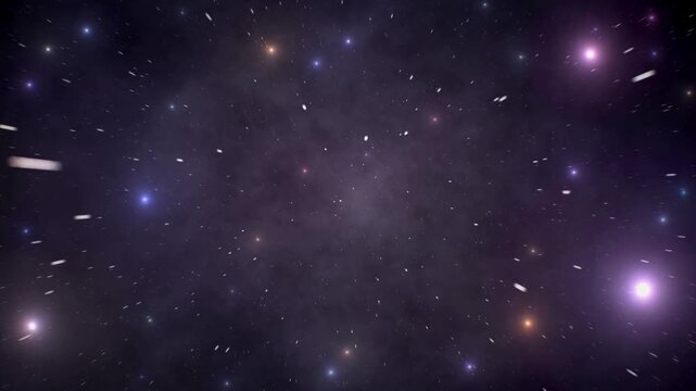 Starfilled nebula in deep outer space, perfect for sciencefiction book covers, websites, or educational materials requiring stunning space visuals.
