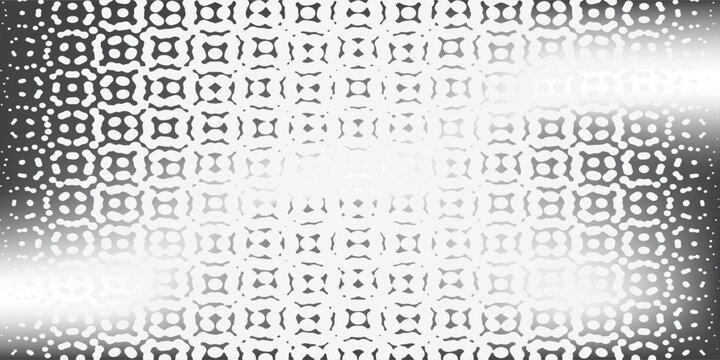 Monochrome halftone background with a gradient of dots creating a modern and minimalist design element EPS vector