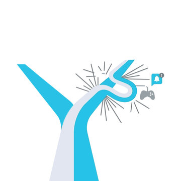 Focus versus distraction route, branching path illustration, staying on track, attention training session, habit discipline toolkit, workplace productivity seminar graphic