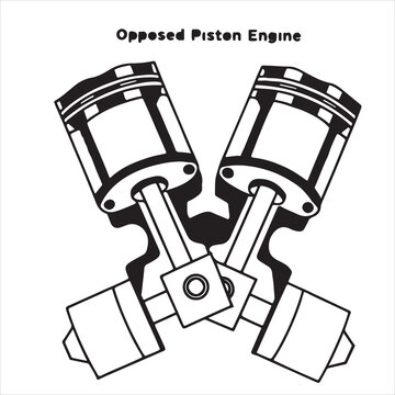 Opposed Piston Engine Automotive Engineering Diagram