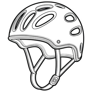 Bicycle helmet with ventilation holes