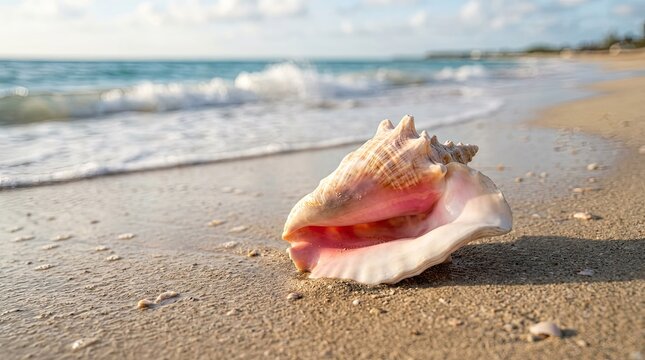 seashell on the beach