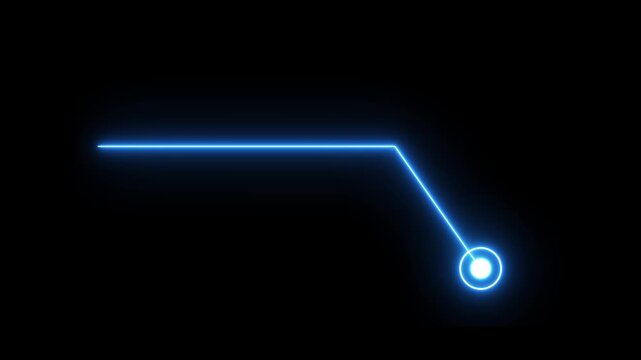 Animated glowing callout elements and HUD graphics. Neon callout elements designed for text highlighting and user interface projects. black, background