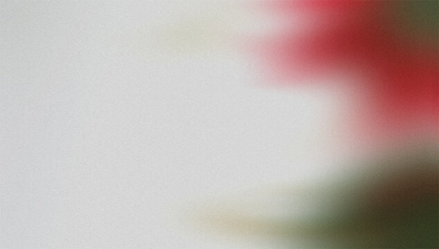 Bright white textured background with red and green corner gradient light leaks.