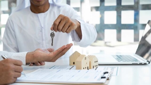Real-Estate Business in UAE SAUDI ARABIA, QATAR, BAHRAIN, KOWAIT, customers service wood house key labtop house, rent, key