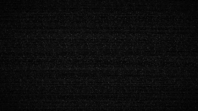 Old Screen Vintage Animation - Television Switch Turn Off Concept. Static Noise and Flicker Motion Graphics 4K"