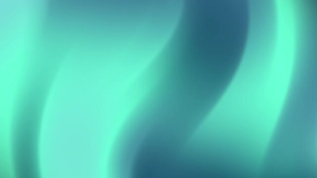 A soft gradient wallpaper featuring flowing blue and green wave patterns with light motion lines and a glowing texture design on a dark backdrop