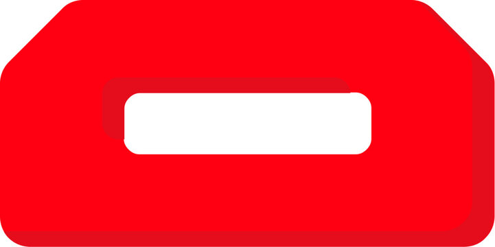 Modern blue gradient micro USB port icon for tech connectivity