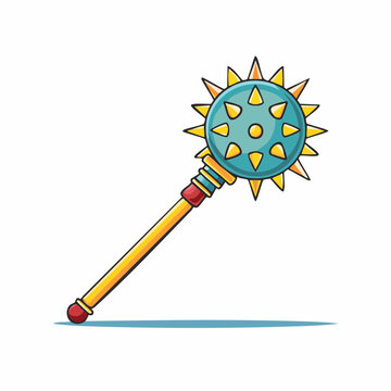 Cartoon Flail Weapon