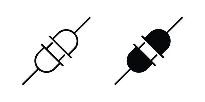Plugin icon in solid and flat style, Stroke icons.