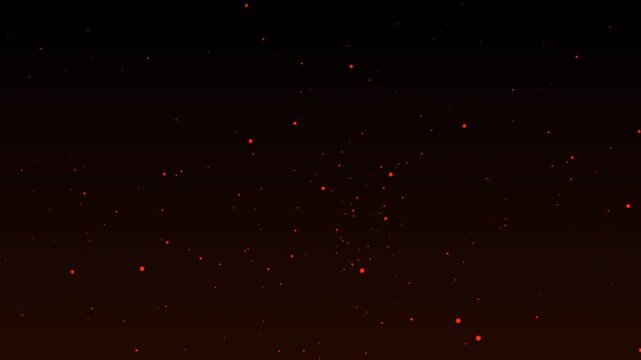 VFX realistic fire sparks isolated on a gradient background, capturing dynamic glowing embers for cinematic visual effects and motion graphic overlays.