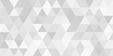 Obraz premium White triangle geometric pattern background, Geometric background made of triangles, Abstract geometric background. Vector illustration