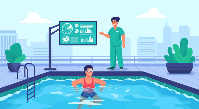 Swim Instructor Teaching Pool Safety Statistics