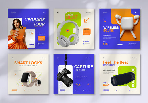 Modern Gadget Social Media Post Layout