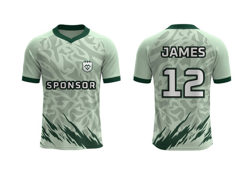 Modern Soccer Jersey Sports Design