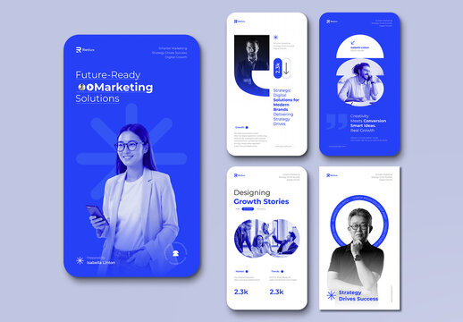 Digital Marketing Agency Social Media Story Layout
