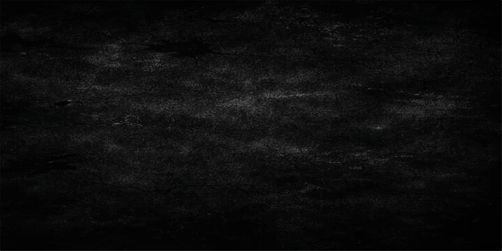dark grunge black and white chalkboard textured background with aged vintage concrete wall and empty blank chalk board design texture pattern