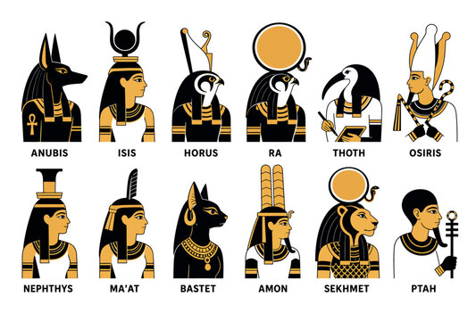 Egyptian Gods And Goddesses.