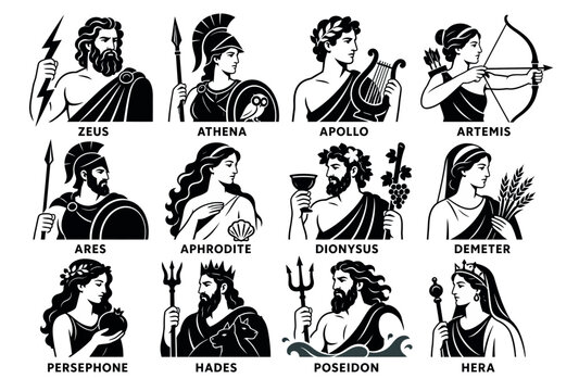 Greek Gods and Goddesses Group.